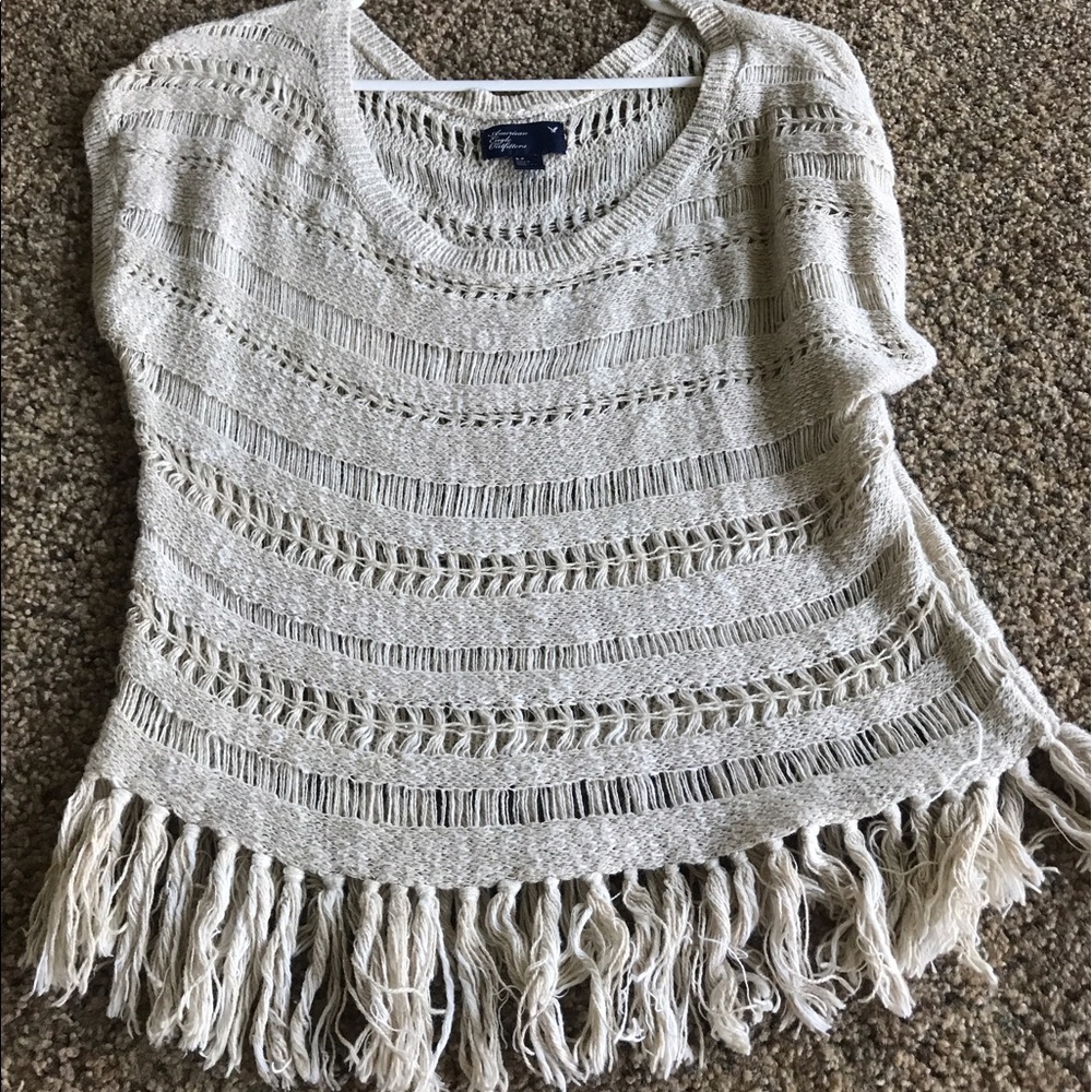 American Eagle Crochet top