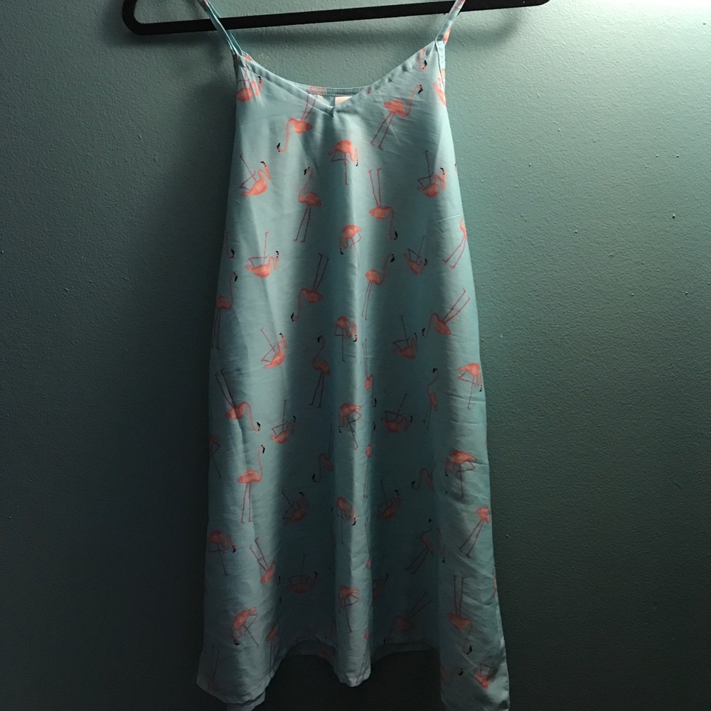 Flamingo slip style dress