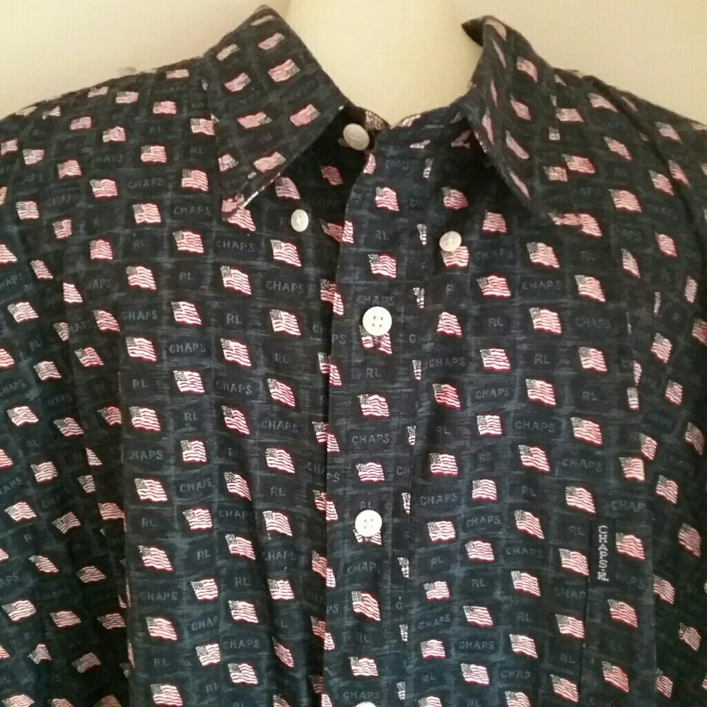 Like new vtg RL Chaps  graphic shirt - 2X