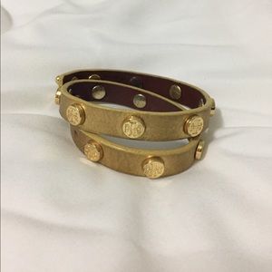 Tory Burch Gold Wrap Bracelet