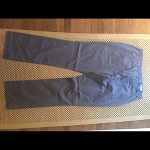 Slim fit grey breaker pant