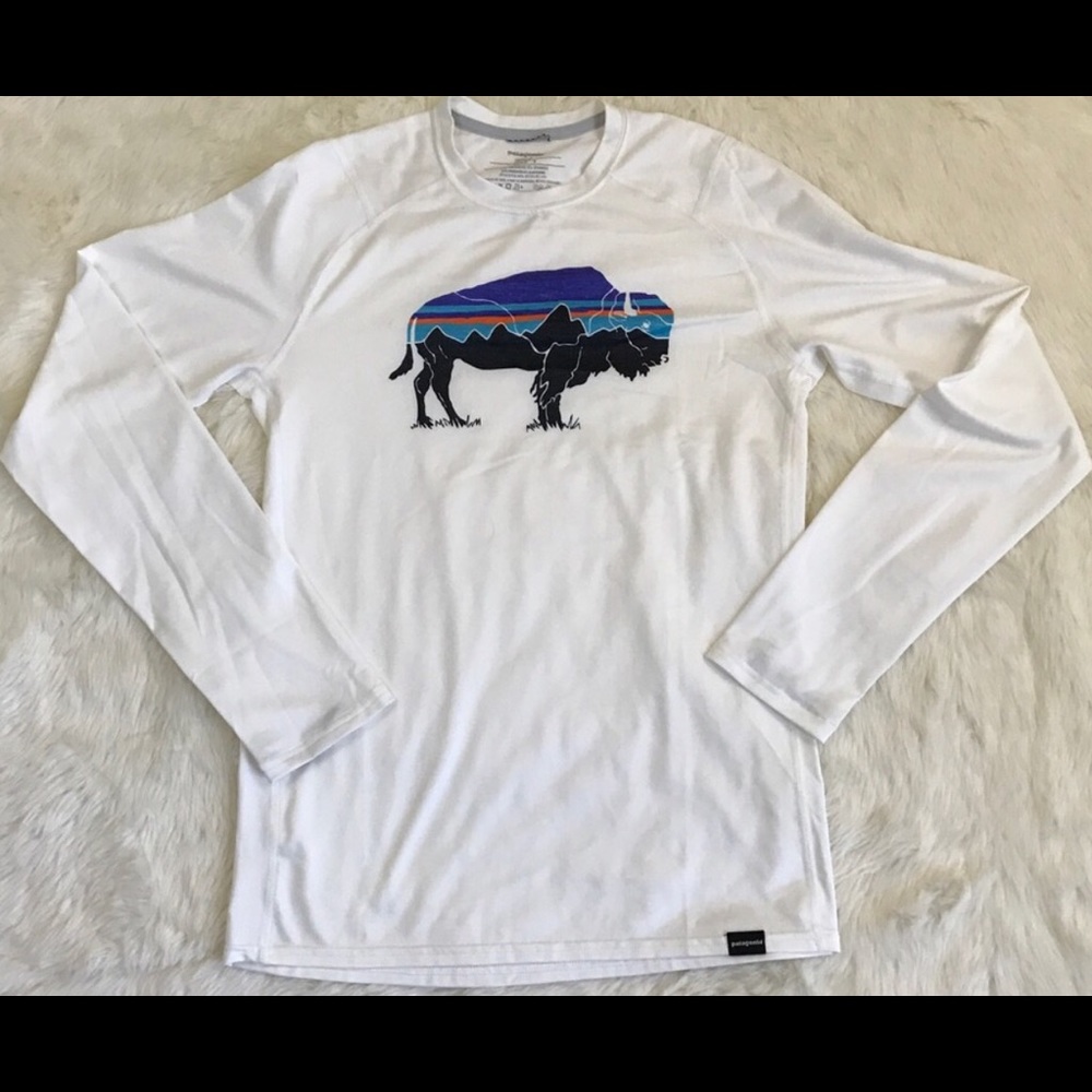 Men's Patagonia Dry Fit Buffalo Long Sleeve Shirt