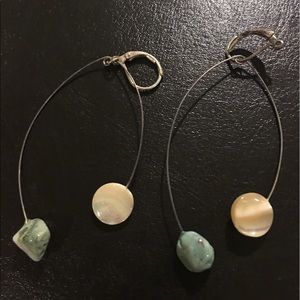 Stone earrings