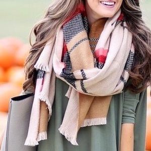 Hinge Jacquard Stripe Scarf