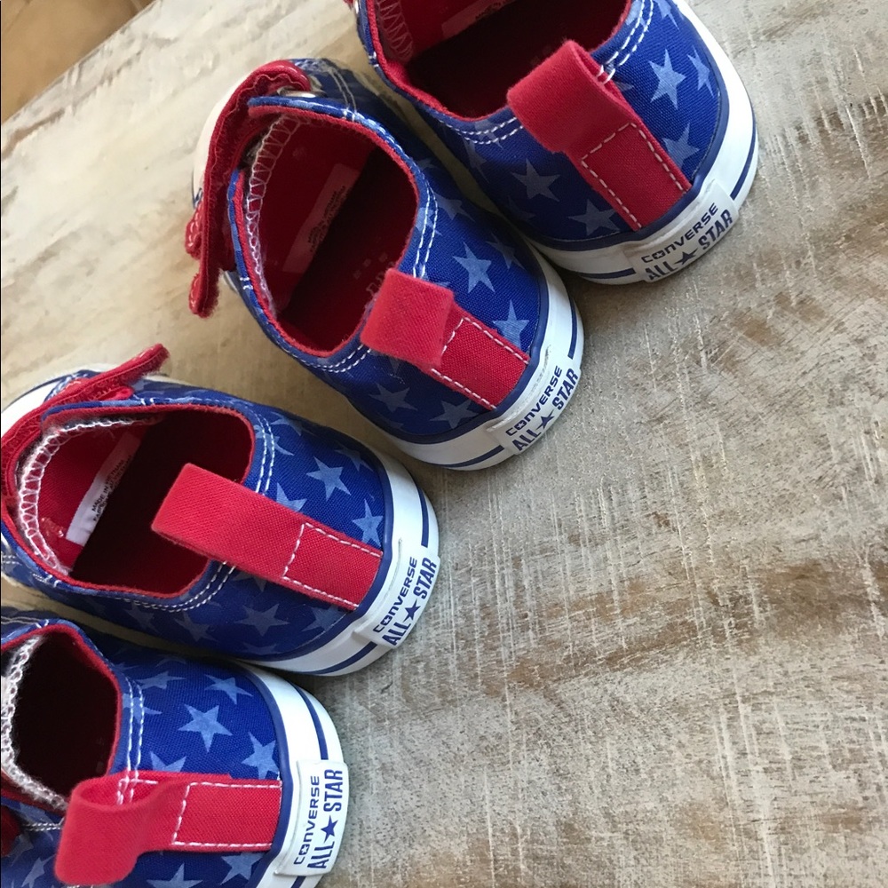 🇺🇸KIDS!! Converse All Star Ox Velcro Straps - Picture 3 of 4