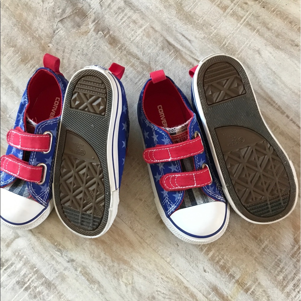 🇺🇸KIDS!! Converse All Star Ox Velcro Straps - Picture 4 of 4
