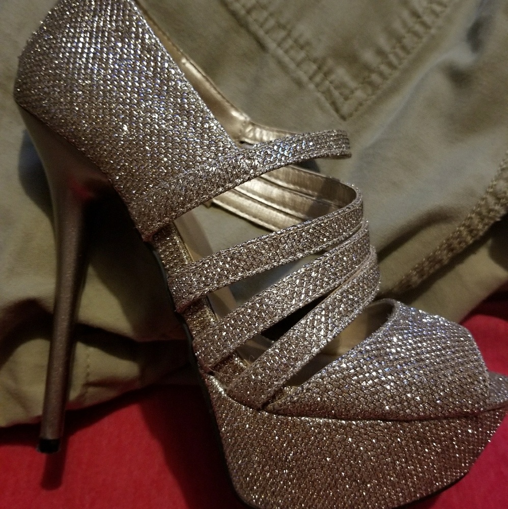 High heels worn maybe twice.