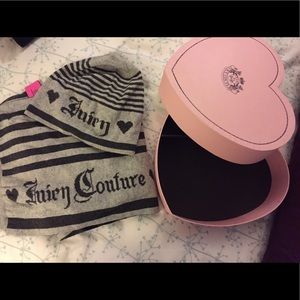 Juicy Couture Hat and Scarf Set