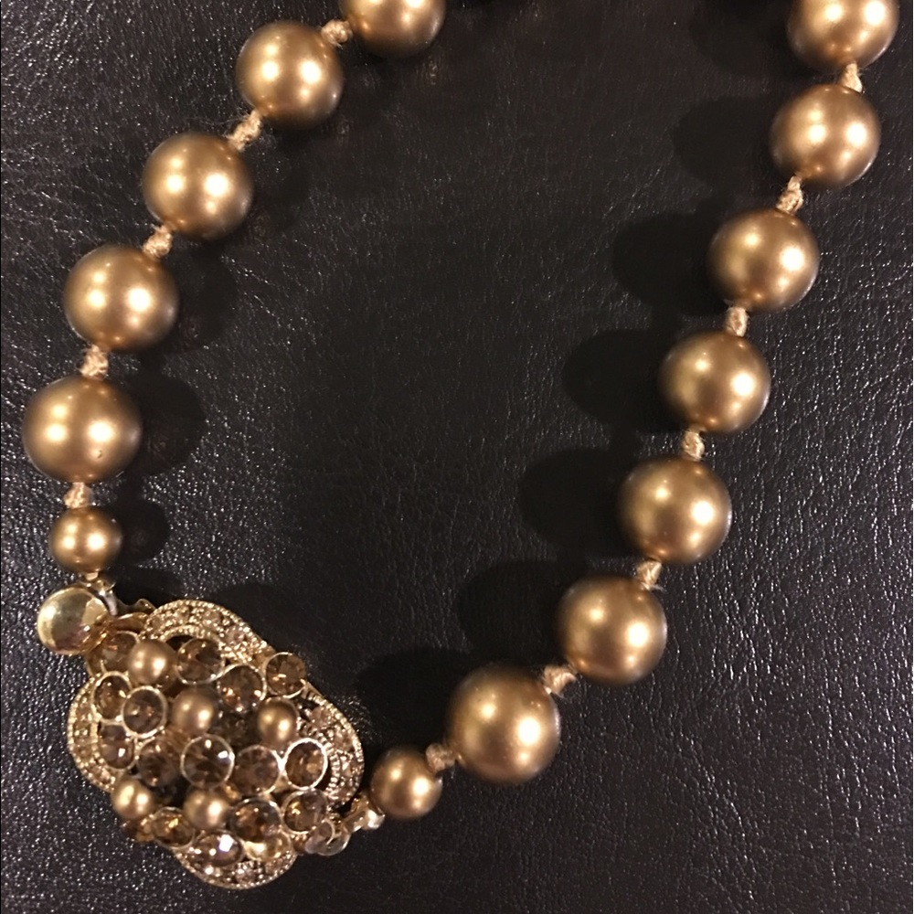 Champagne pearl bracelet