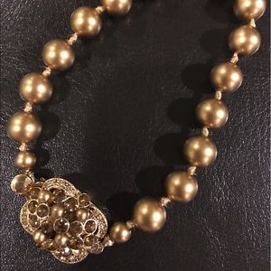 Champagne pearl bracelet