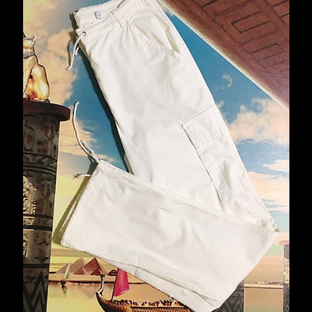💸SOLD💸 CAVALLI Italy Light Fabric Cargo Pants.