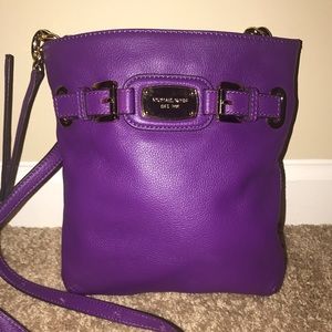 Authentic Purple Crossbody Michael Kors Purse