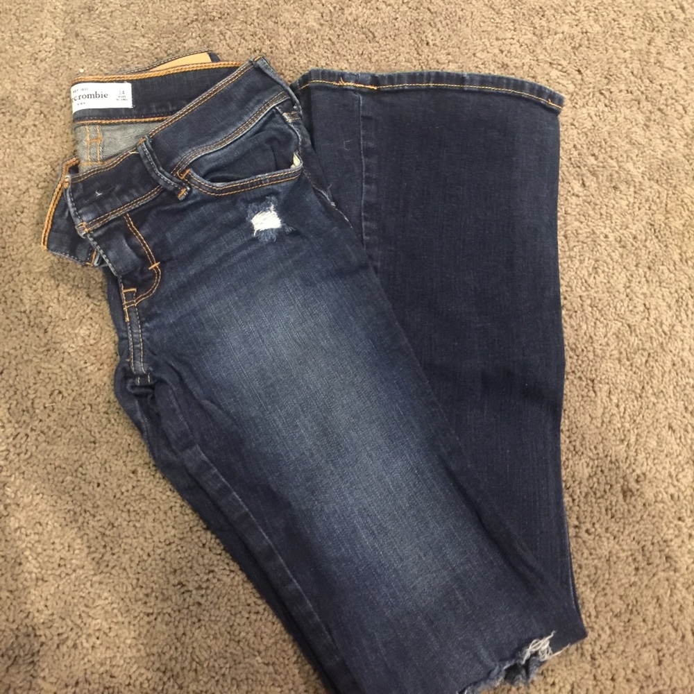 Abercrombie boot cut jeans