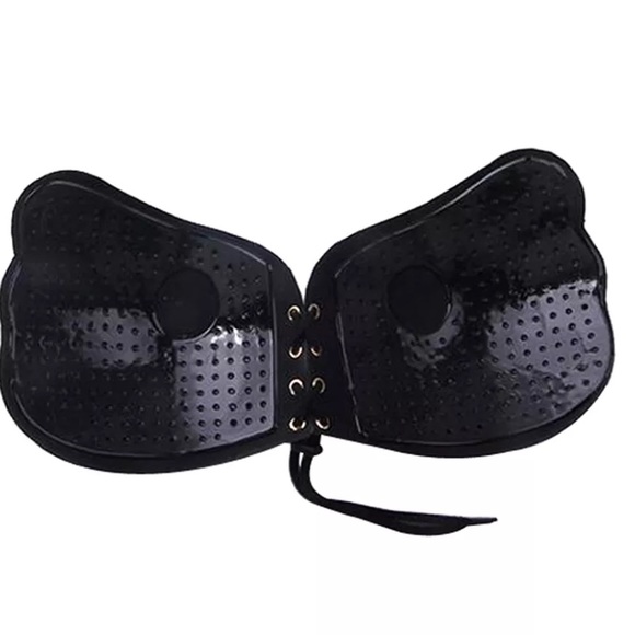 Stick on Push Up Backless Bra Black - Picture 4 of 4