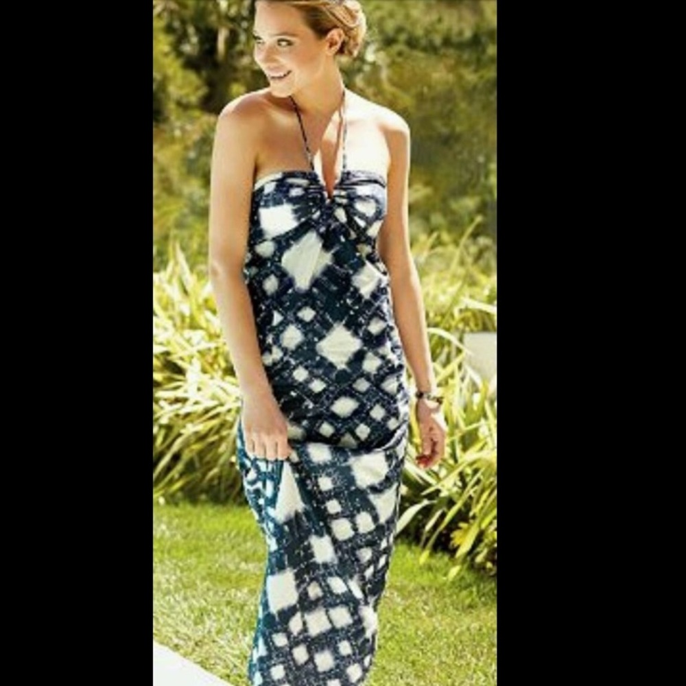 LC Lauren Conrad Geometric Maxi Dress