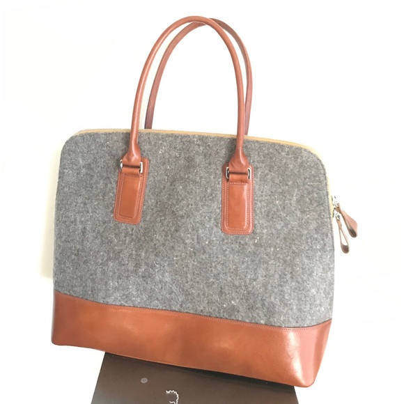German wool felt  leather