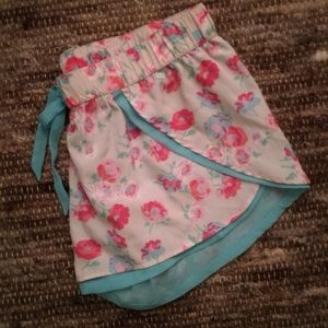 DONATING 10/1 Floral sleep shorts. Final price