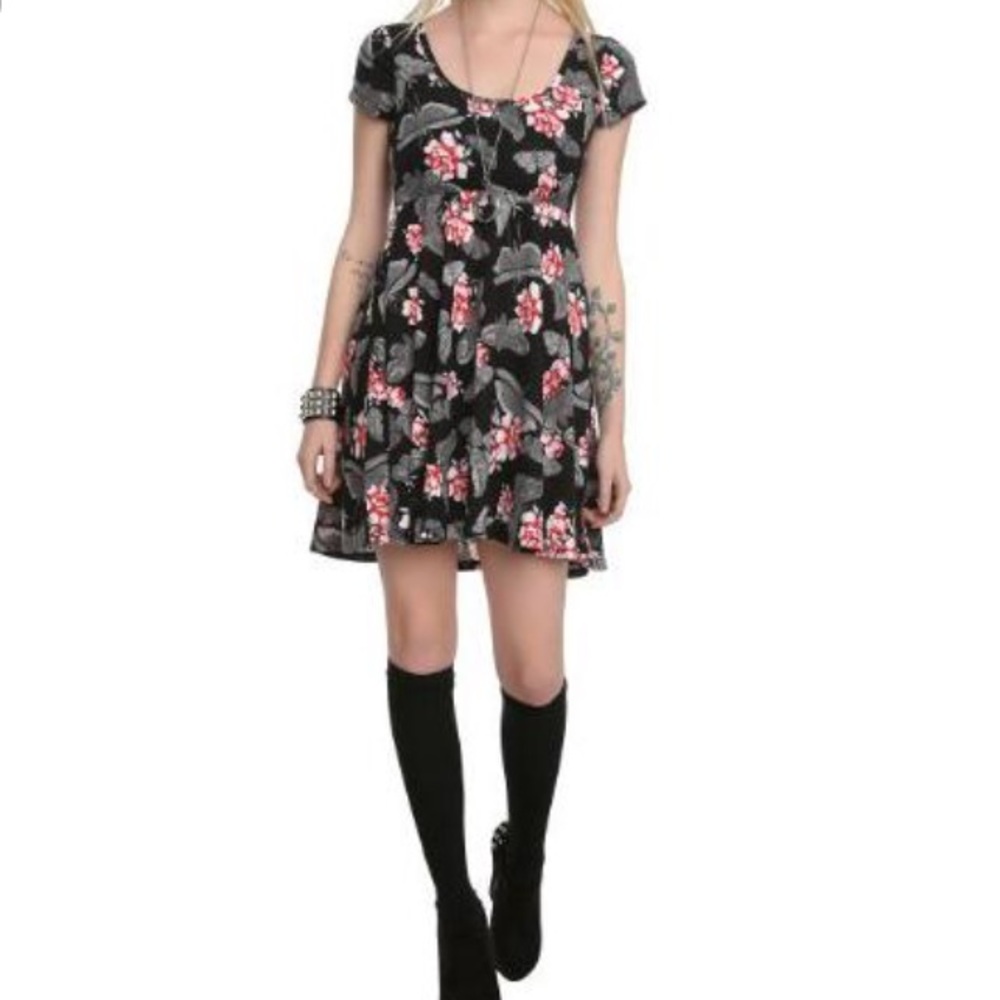 Moth & Floral Hot Topic Fit &Flare