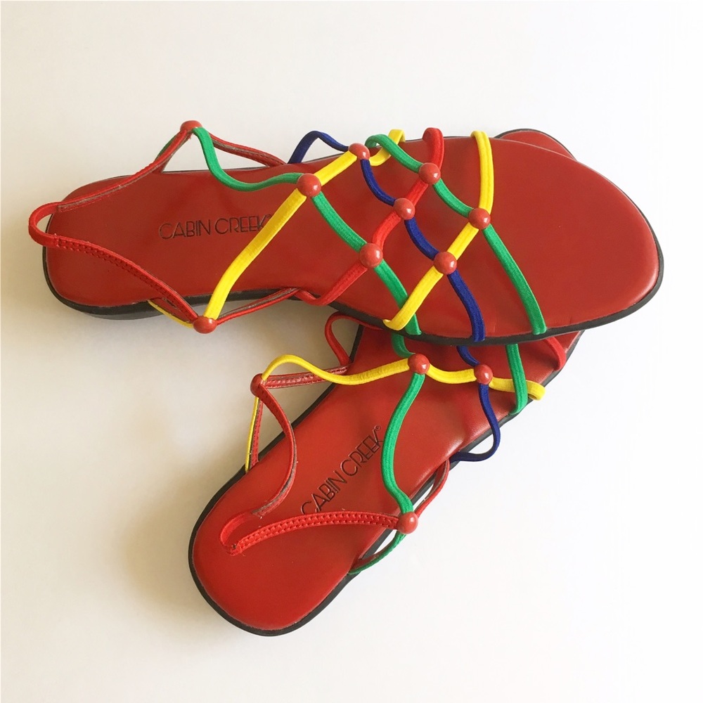 Vintage Rainbow Sandals