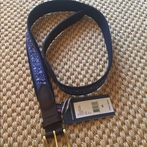Canvas club belt