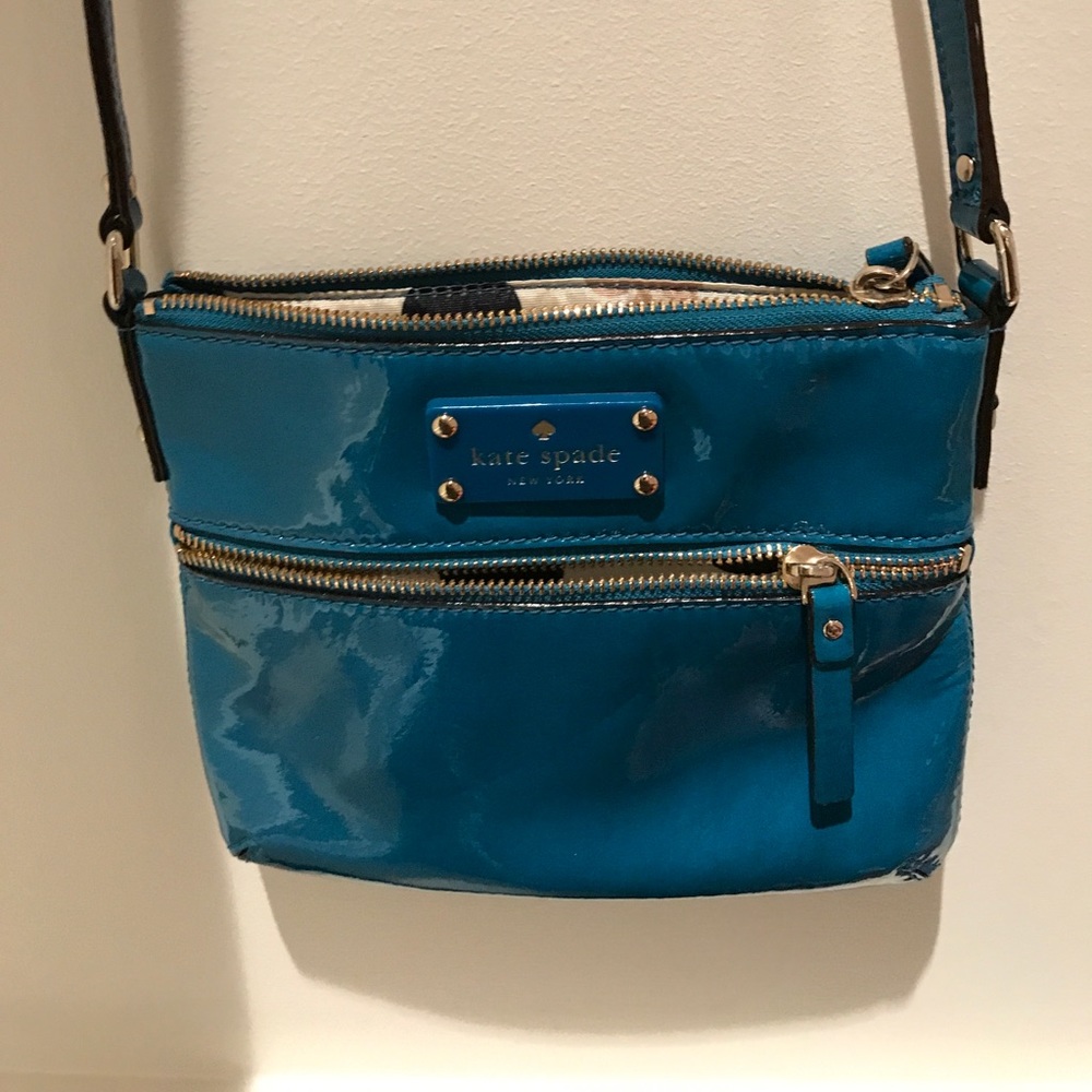 Authentic Kate Spade Electric Blue Cross Body Bag