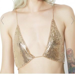 moneypenny gold chain bra moneypenny gold chain bra