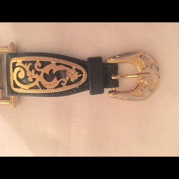 Vintage Versace leather strap bracelet1990's - Picture 3 of 3