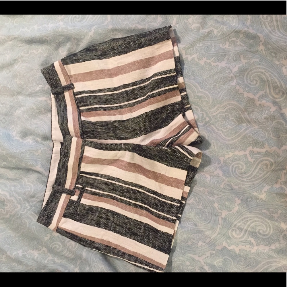 Ann Taylor Loft striped shorts. Size 2