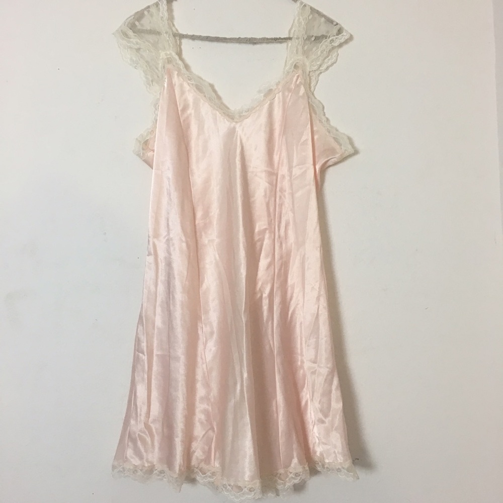 #45 Baby Girl Princess Satin & Lace Slip