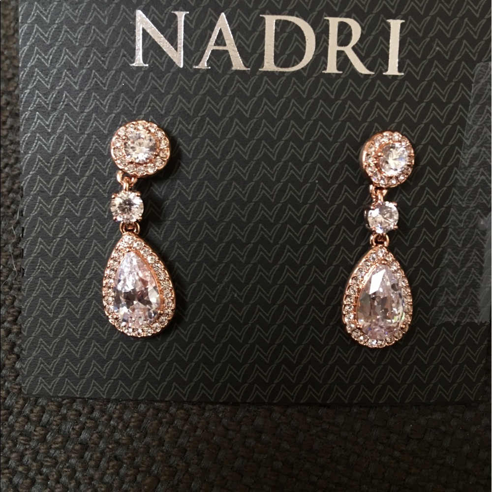 Rose Gold Drop Earrings