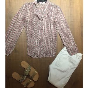 Loft Blouse with Front Tie Detail ✨