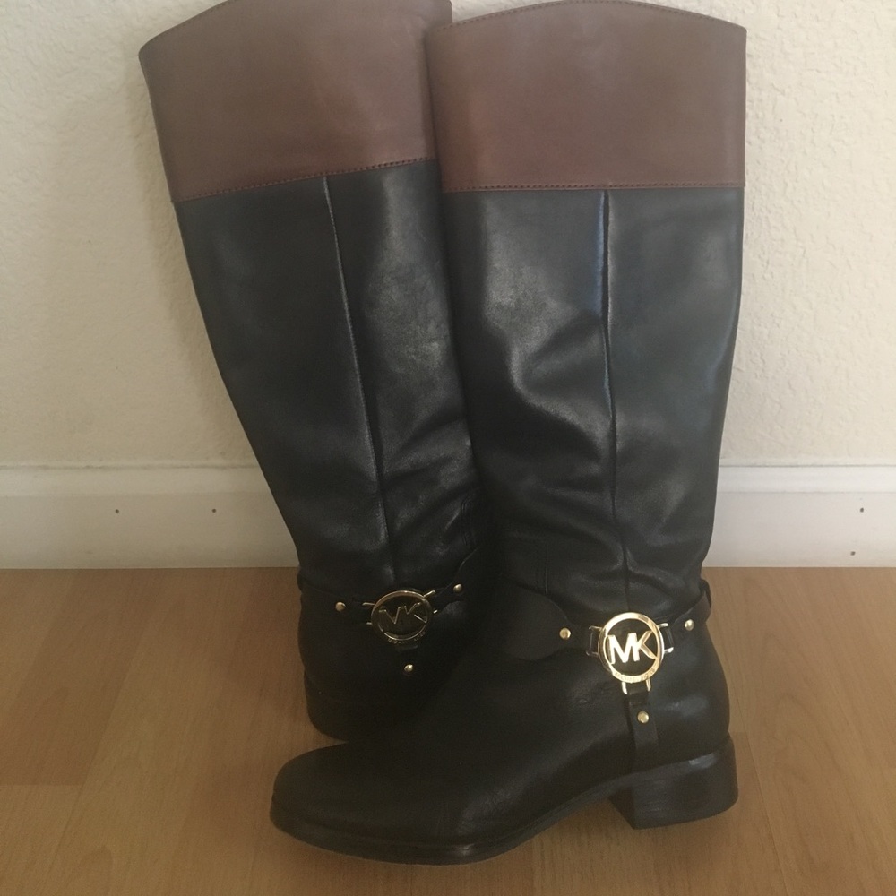 Leather boots