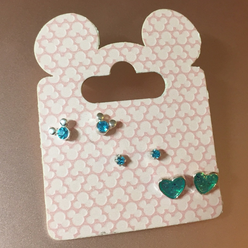 Authentic Disney Mickey earrings set