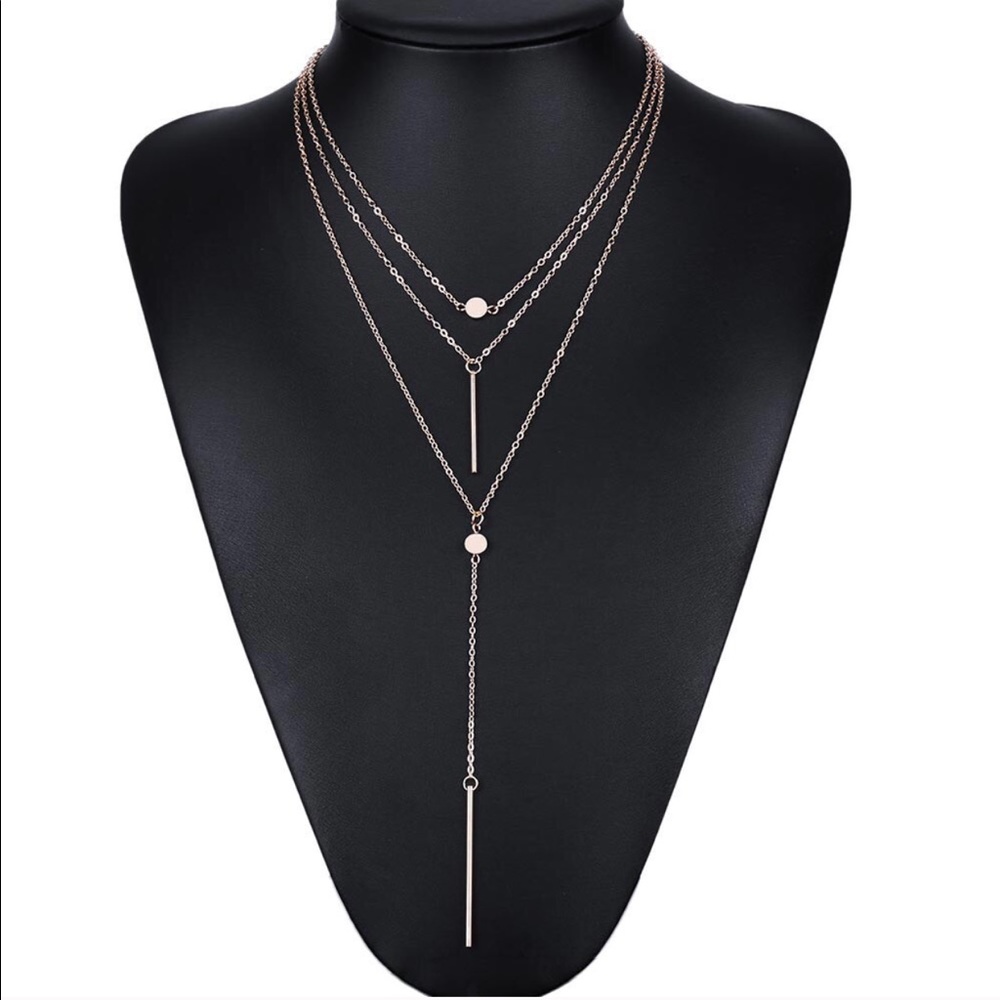 AUSTYN necklace - GOLD/SILVER tone - Picture 3 of 5