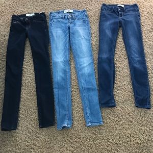 Size 23 Hollister and pacsun jeans