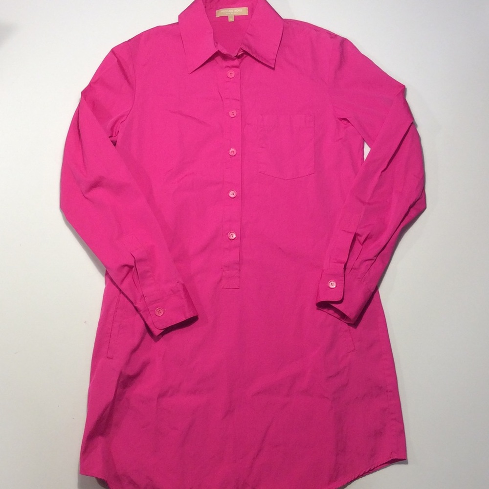 Michael Kors Button Down Shirt Dress