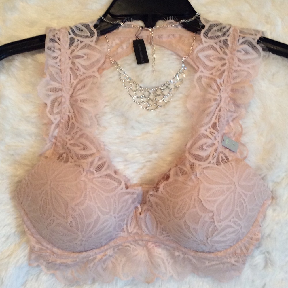 Victoria Secrets Pink Push- Up Bralette ⭐️ NWT - Picture 1 of 4