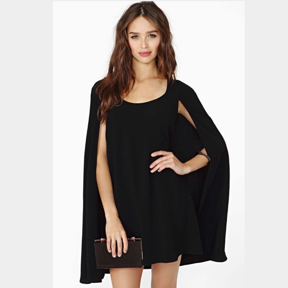 Nasty Gal Dresses & Skirts - 🐝Nasty Gal Cape Dress🐝