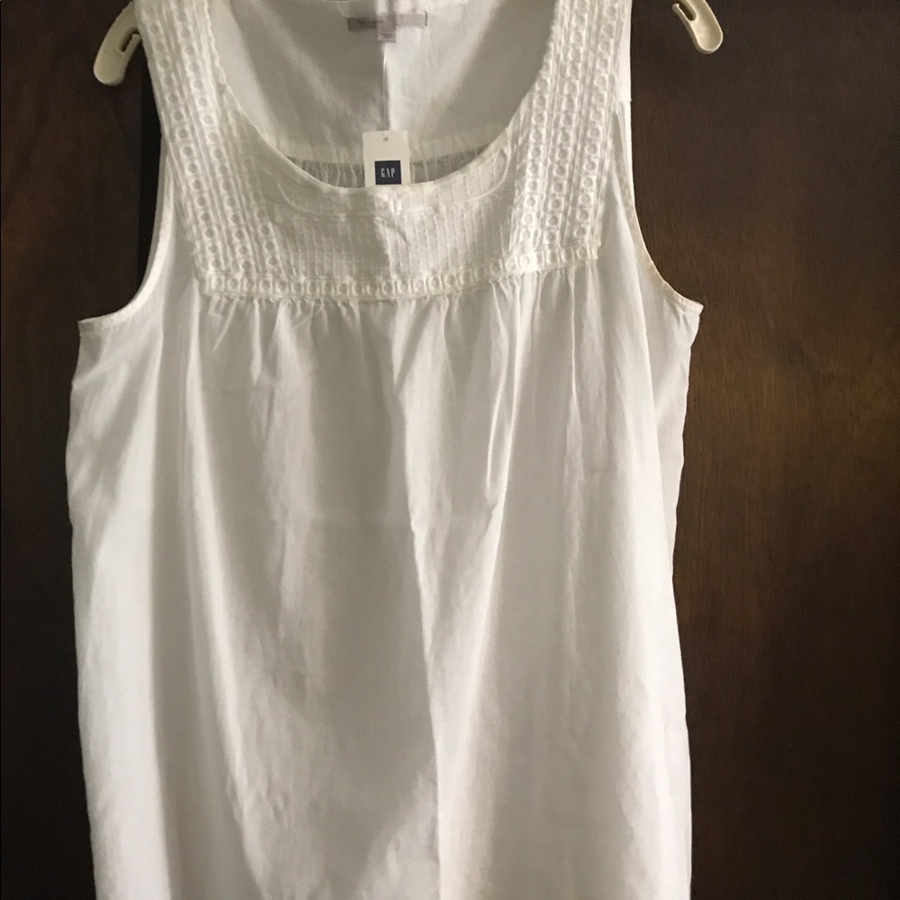 White thin summer top