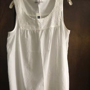 White thin summer top