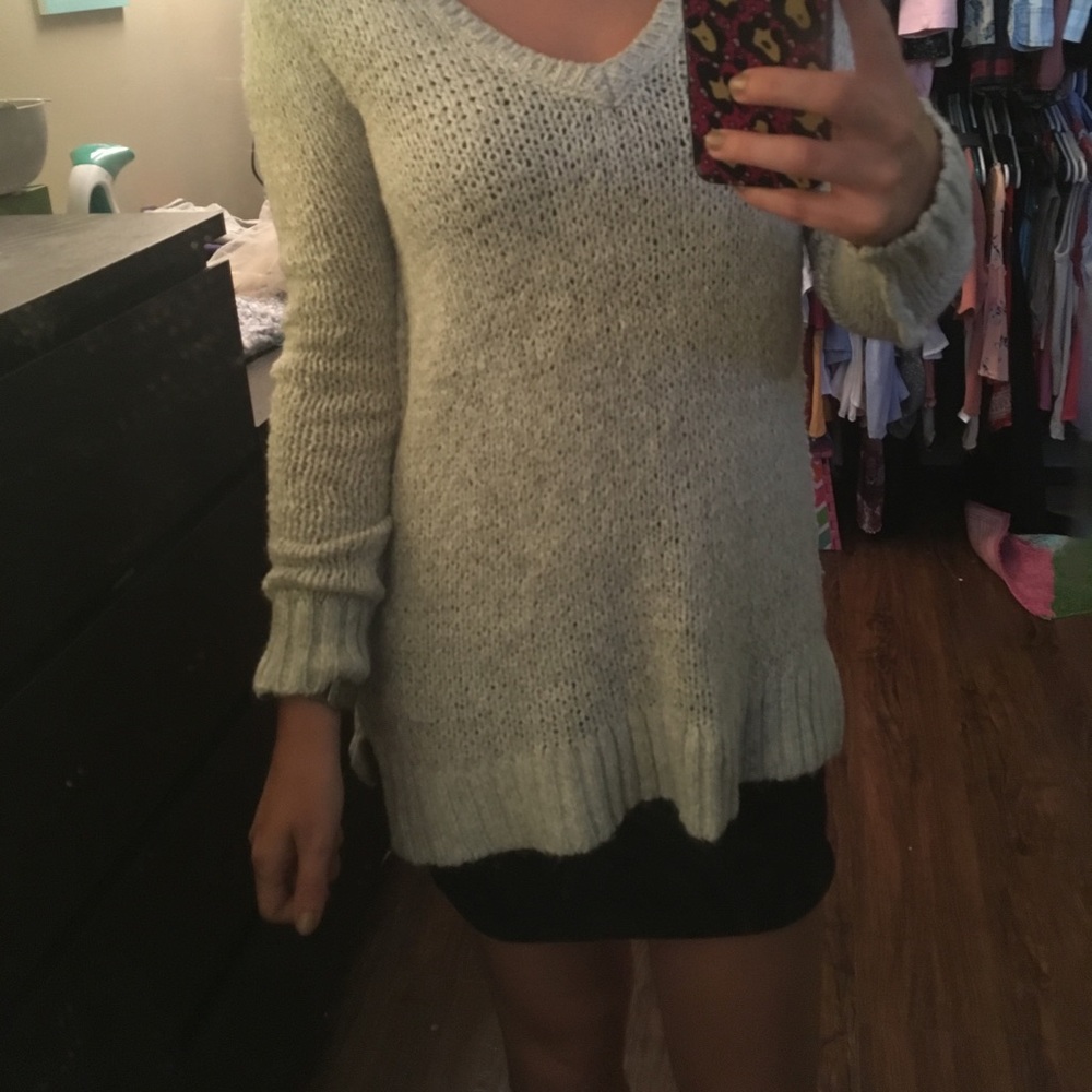 Aeropostale Grey Knit Sweater