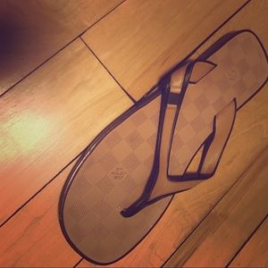 Louis Vuitton thong flip flops