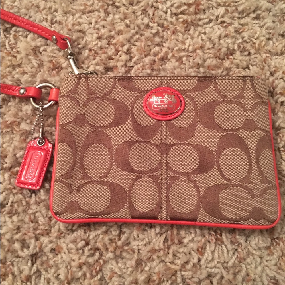 Signature Coach Wristlet