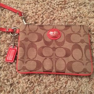 Signature Coach Wristlet