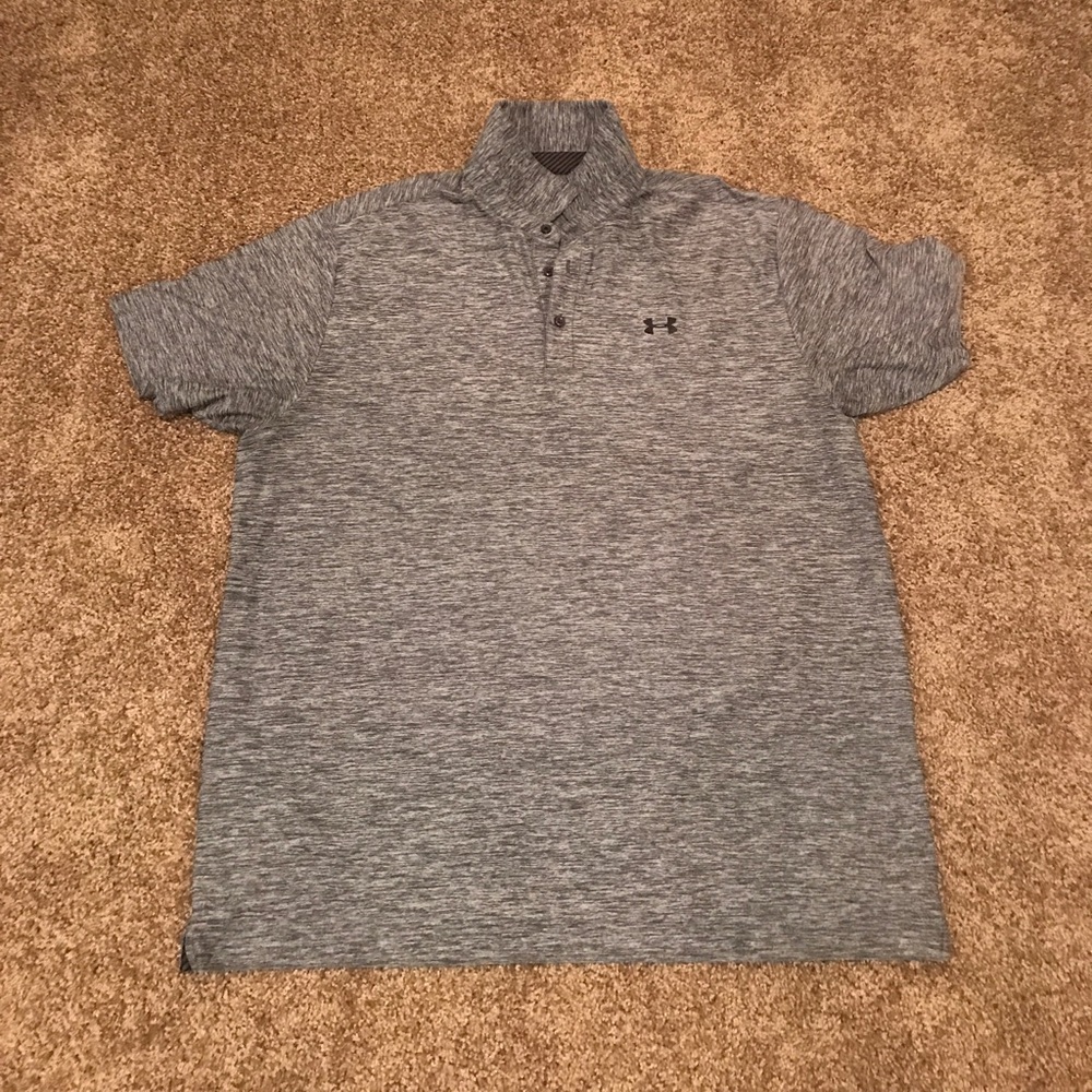 Under Armour Gray Polo