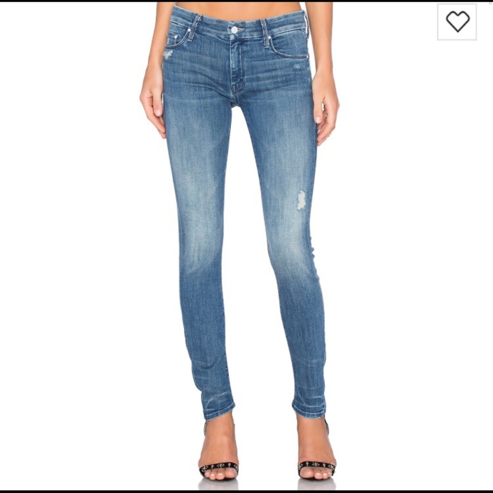 MOTHER Premium Denim-the Looker" in Graffiti Girl