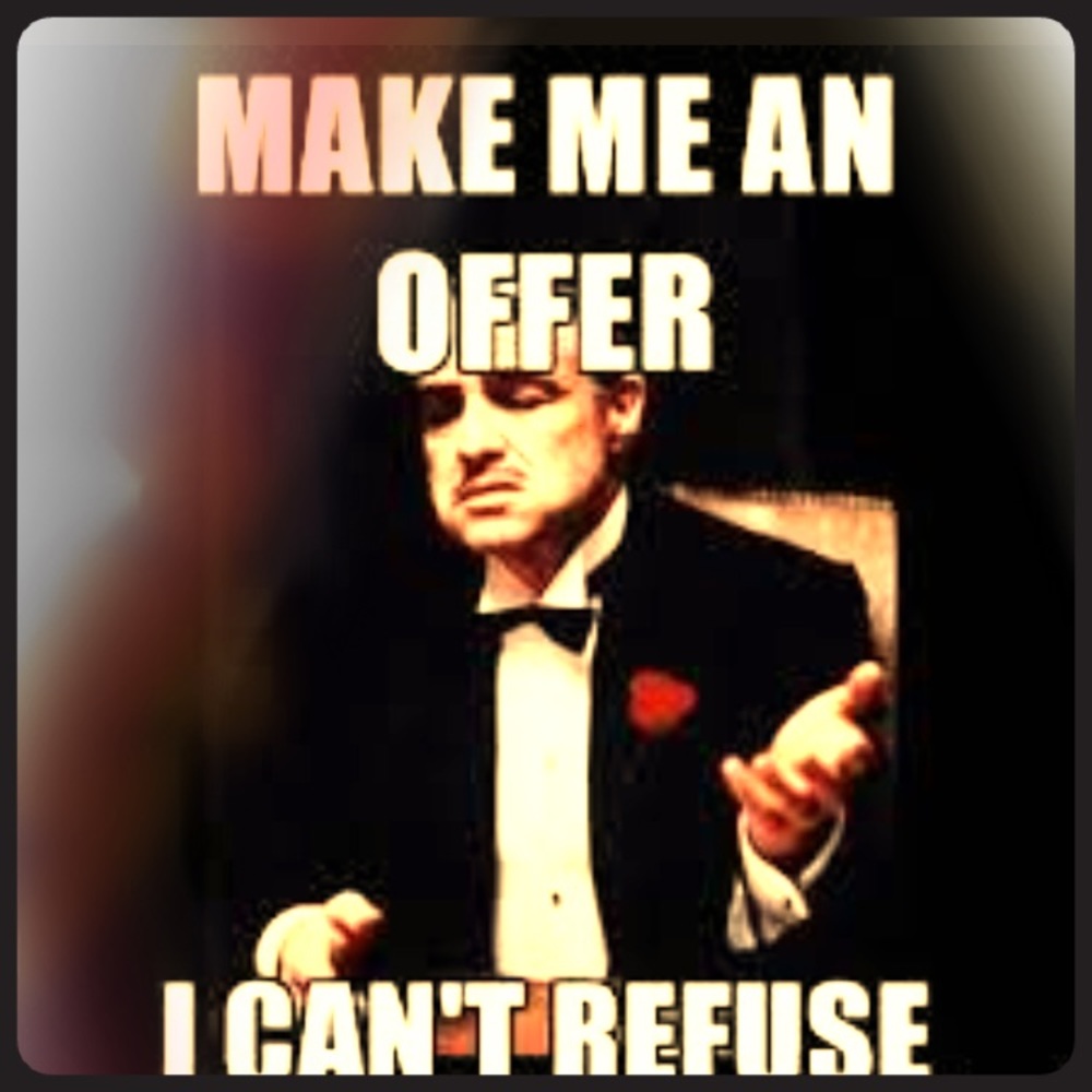 Offers are encouraged!