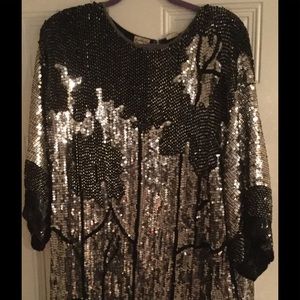 🅿️Gorgeous Vintage Sequined Top
