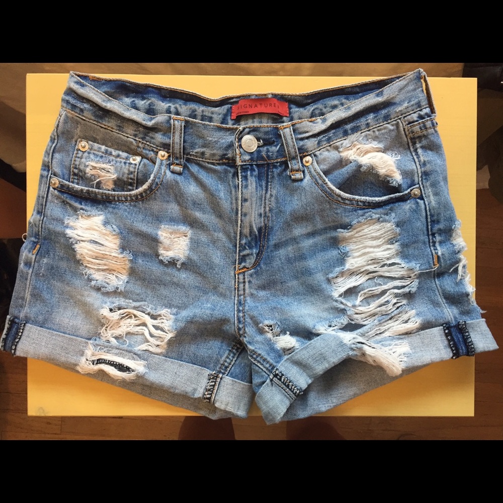 High Waisted Jean Shorts