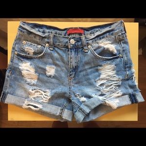 High Waisted Jean Shorts